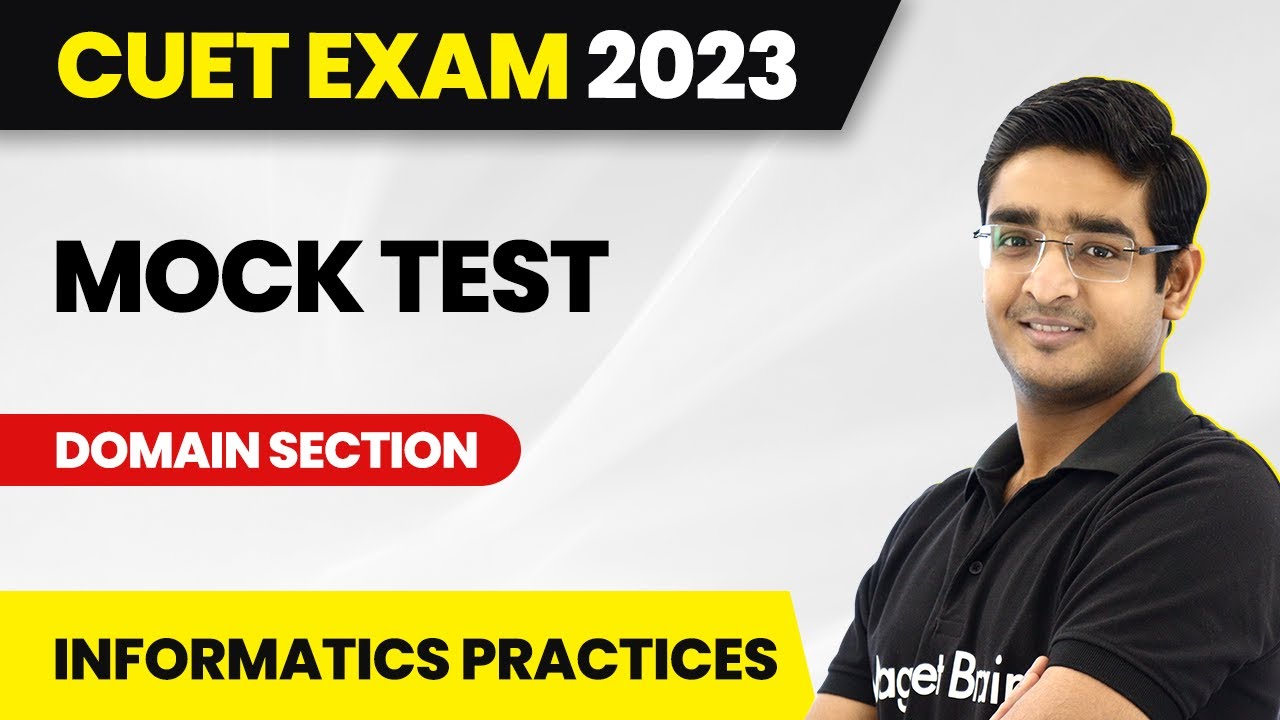 CUET 2023 Computer Science & Informatics Practices - Mock Test Papers | Domain Section | CUET Exam