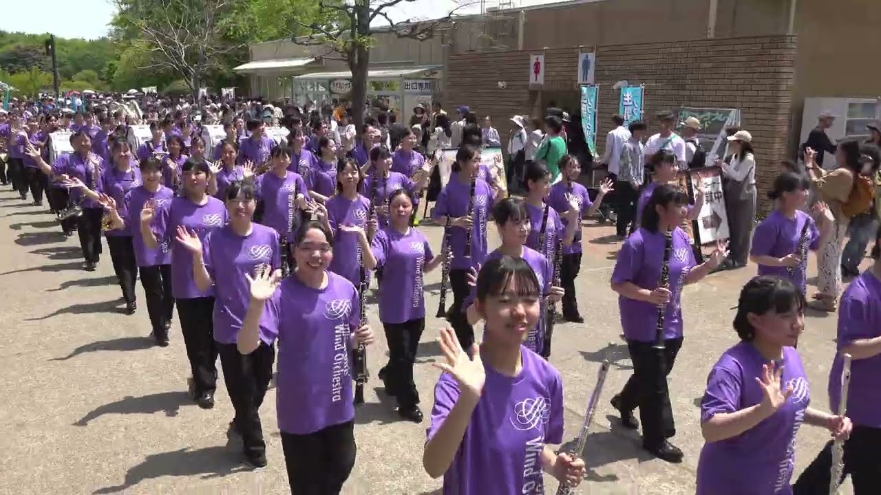 5. May. 2025 大成女子高等学校吹奏楽部 / The World of Brass 2025 in ひたちなか  パレード