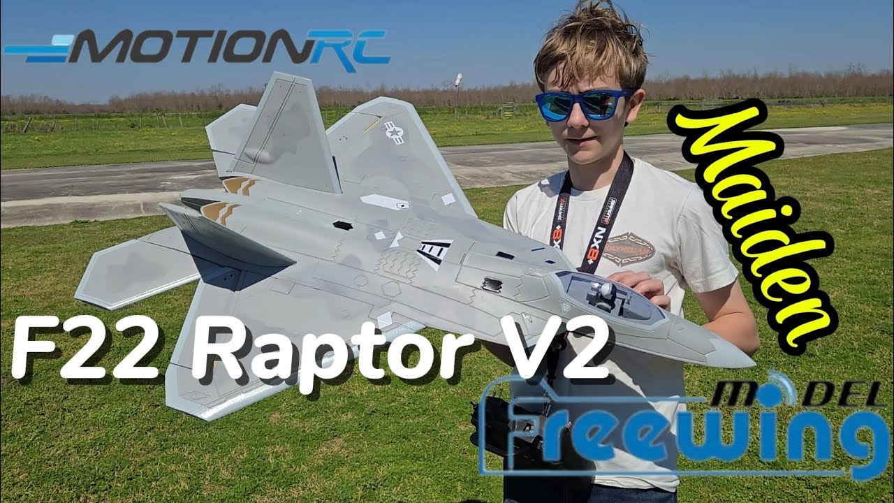 Freewing F-22 Raptor V2 High Performance 4S 64mm