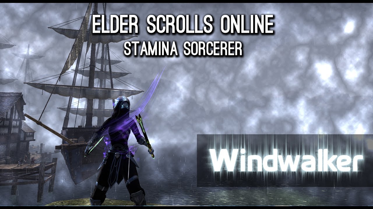 Stamina Sorcerer PvE Build Windwalker - Morrowind ESO
