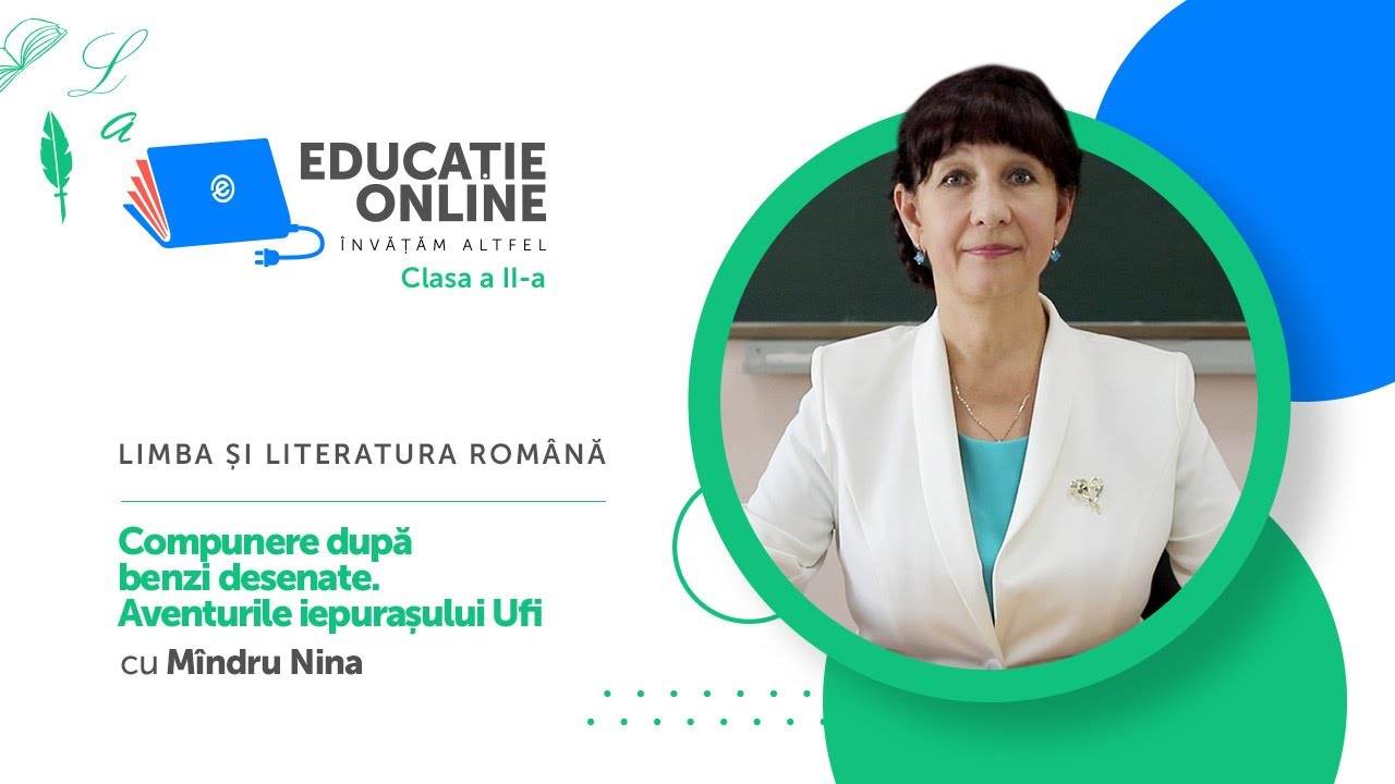 Limba și literatura română, Clasa a II-a, Compunere după benzi desenate. Aventurile iepurașului Ufi
