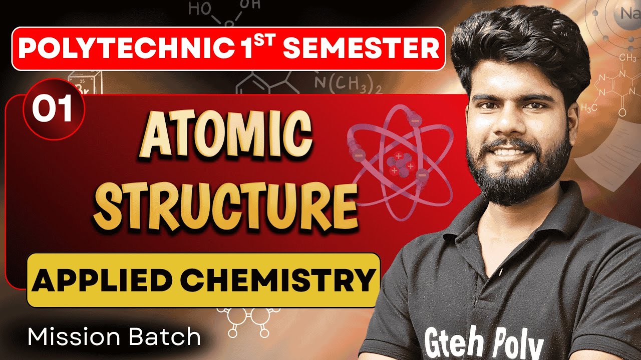 Atomic Structure U-01 L-01 | Discovery Of Atom | Mission Batch 2025 | Applied Chemistry by Aman Sir
