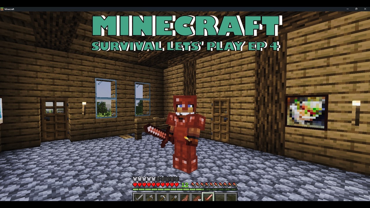 Minecraft Survival Let's Play EP 4 Copper Armor