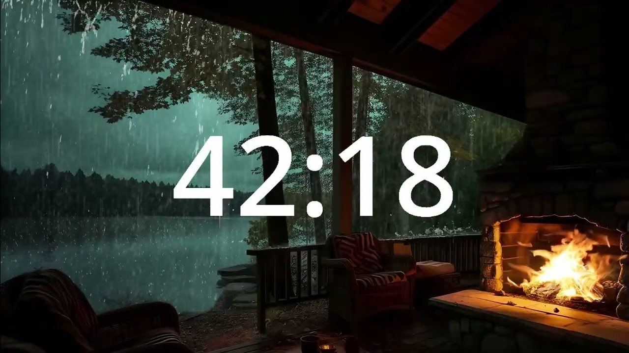 4H Rain Pomodoro 50/10 🌧 Deep Focus Study Session