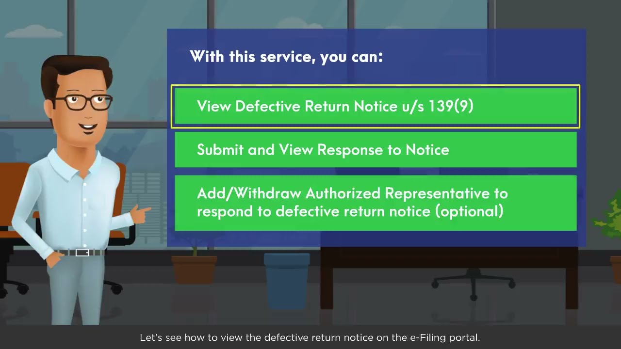 How to Respond to Defective Return Notice Under Section 139(9) Received From Income Tax Department ?