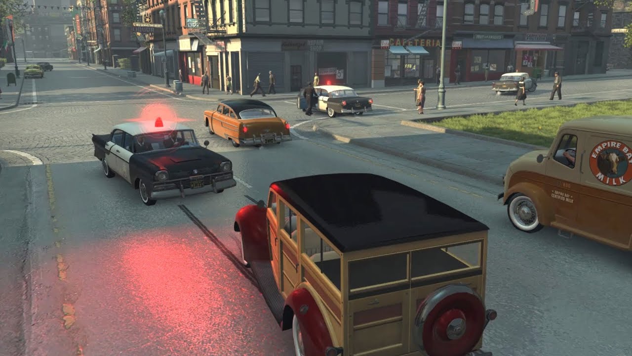 Mafia II - Longest Realistic Police Chase - Video #5 (21:9 Ultrawide)
