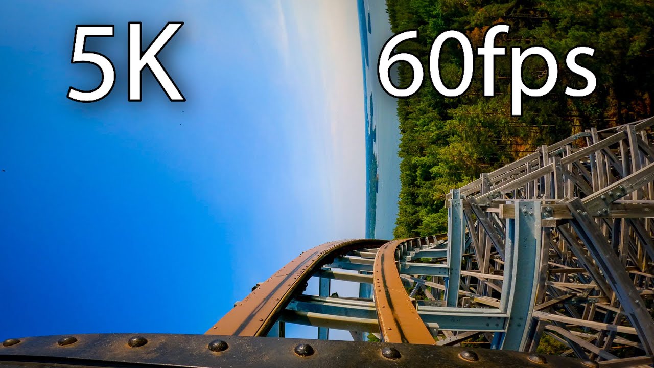 Wildfire front seat on-ride 5K POV @60fps Kolmården Kolmarden
