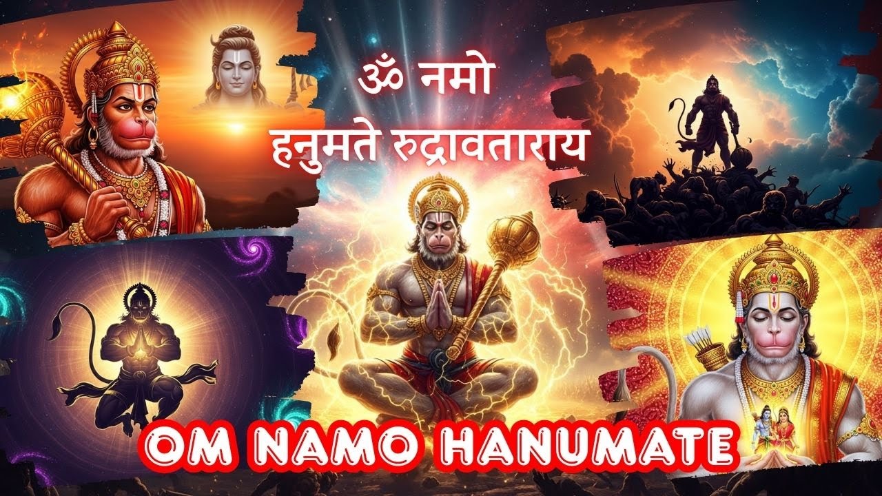 Om Namo Hanumate Rudravataraya| ॐ नमो हनुमते रुद्रावताराय | Mantra to Destroy Nazar, Evil Eye,Stress