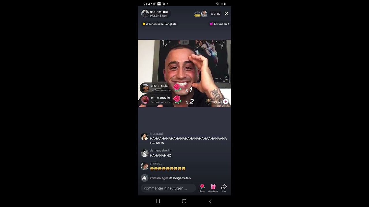 Nadiem und Furo Verarschen Live mit Mädchen Stimme : Lachflash Tiktok