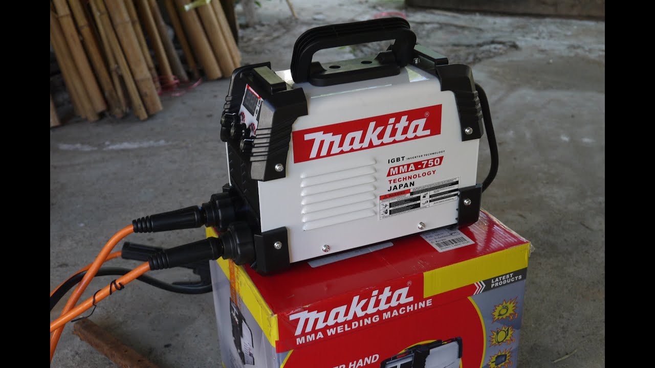 รีวิว เครื่องอ๊อกเหล็ก Makita. แกะกล่องตู้เชื่อม Makita