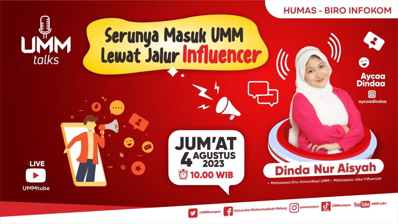 Serunya Masuk UMM Lewat Jalur Influencer