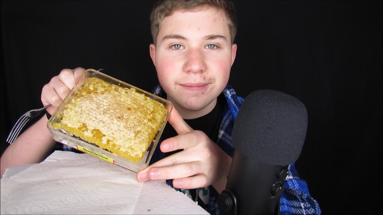 (ASMR) 5K SUBS SPECIAL | EATING HONEYCOMB