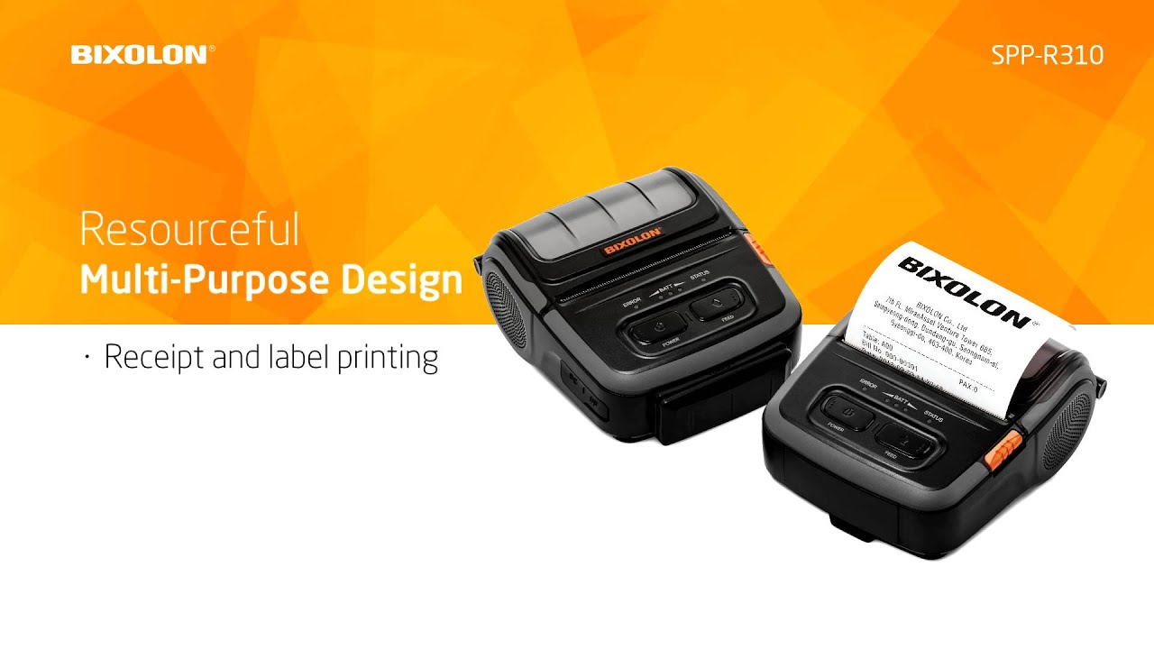 Discover a Truly Compact Solution, BIXOLON SPP-R310