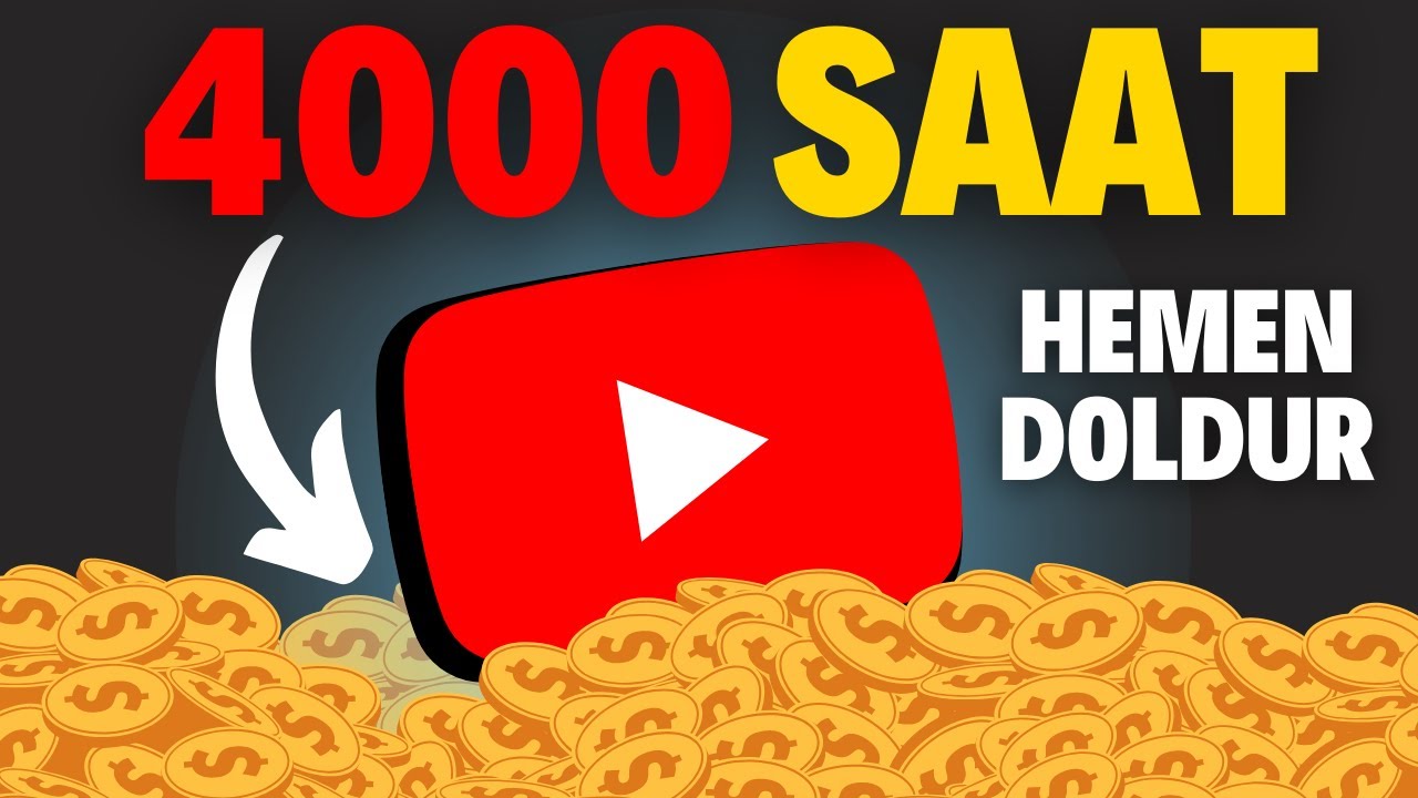 KOLAYCA YOUTUBE PARA KAZANMA AKTİFLEŞTİRME 🔥1000 Abone 4000 Saat İzlenme Nasıl Yapılır?