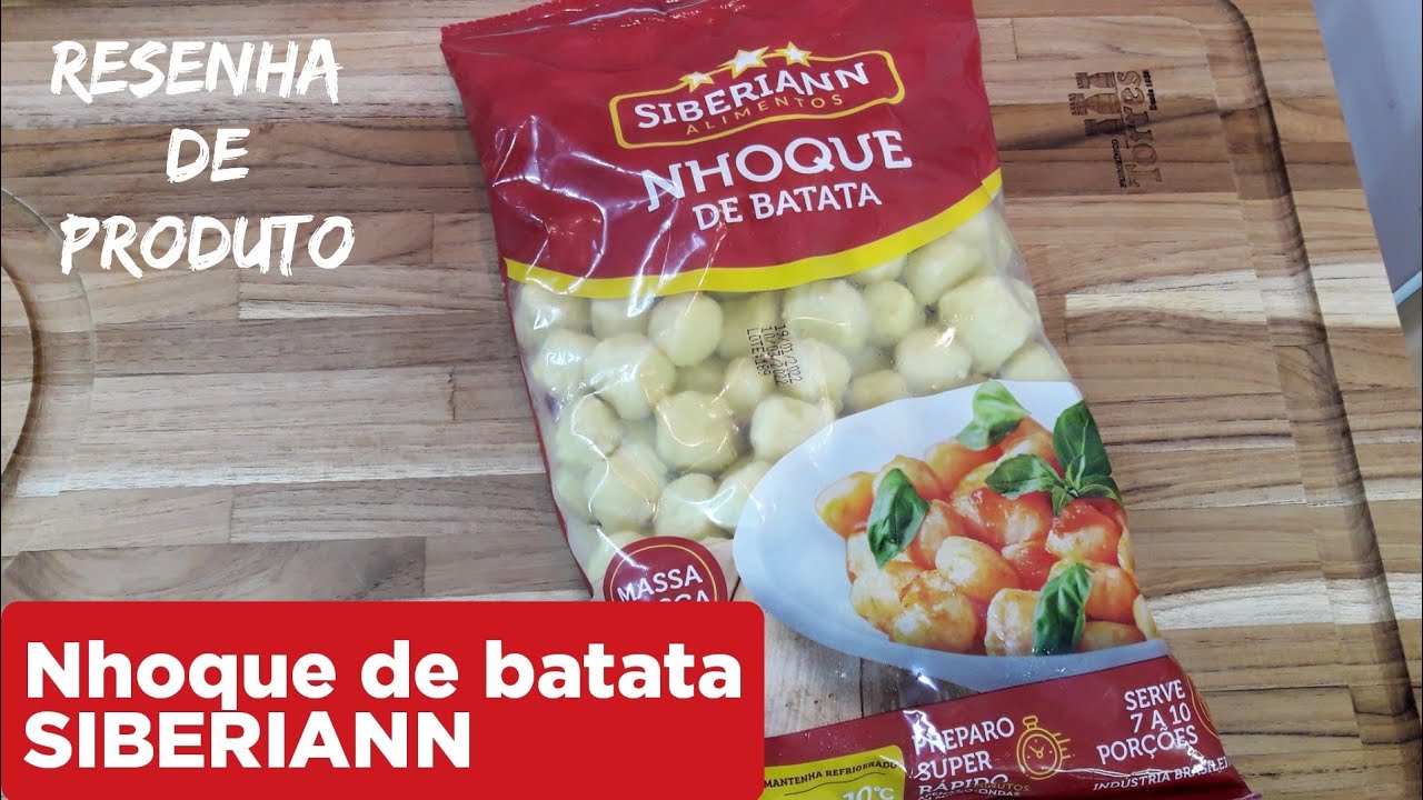 EXPERIMENTANDO NHOQUE DE BATATA SIBERIANN | MASSA FRESCA | RESENHA DE PRODUTO