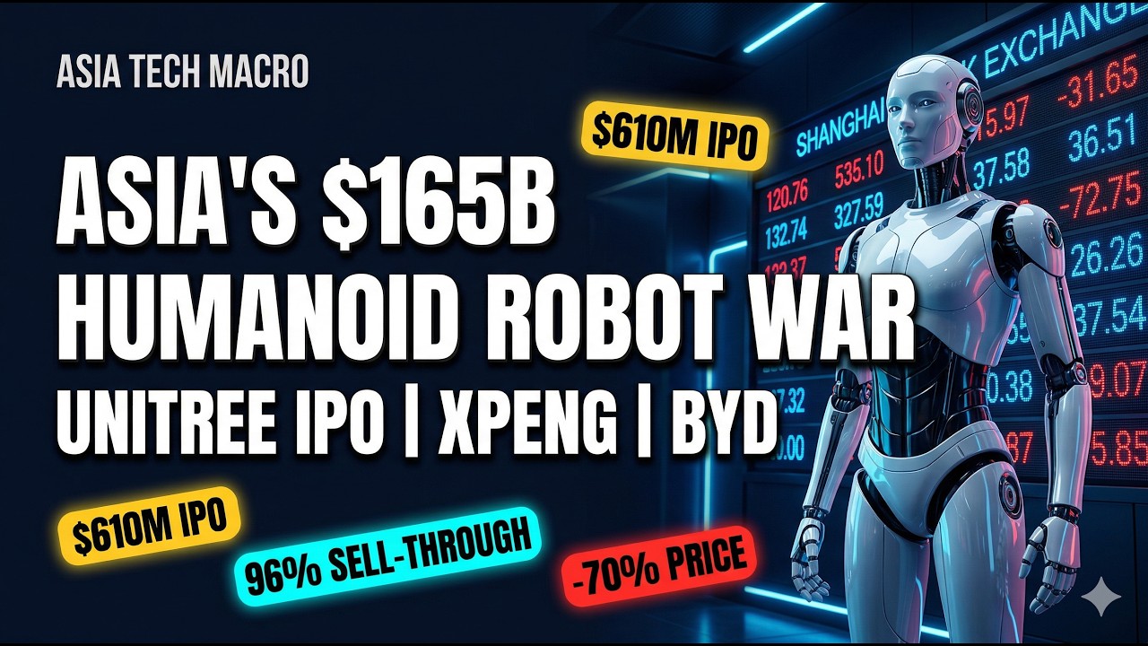 Война гуманоидных роботов в Азии на $165 млрд: IPO Unitree, завод Xpeng и закат Японии