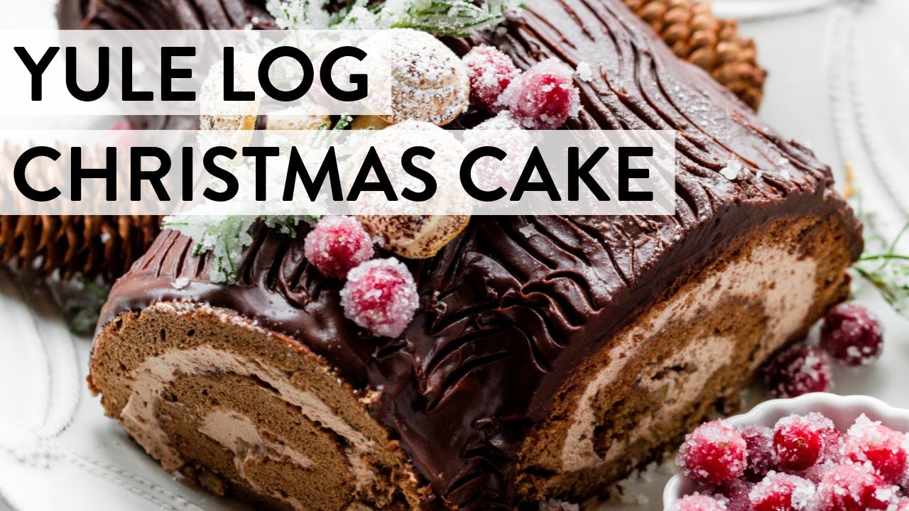 Yule Log Christmas Cake | Sally's Baking