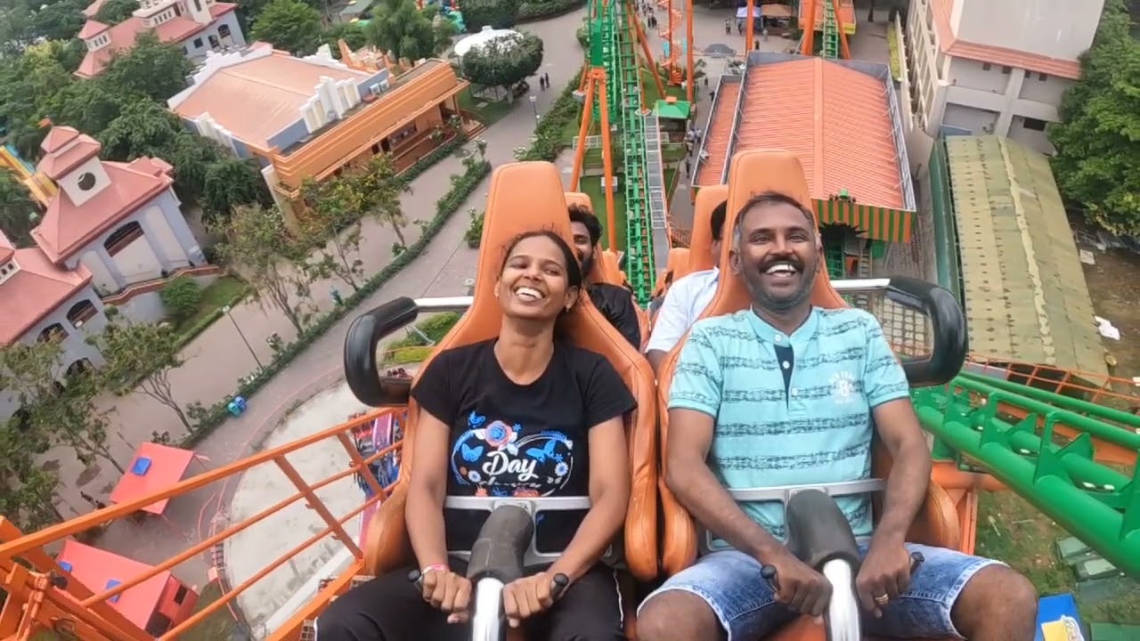 Thrilling Roller Coaster Ride at Bangalore Wonderla | Full View Experience | Extreme Ride