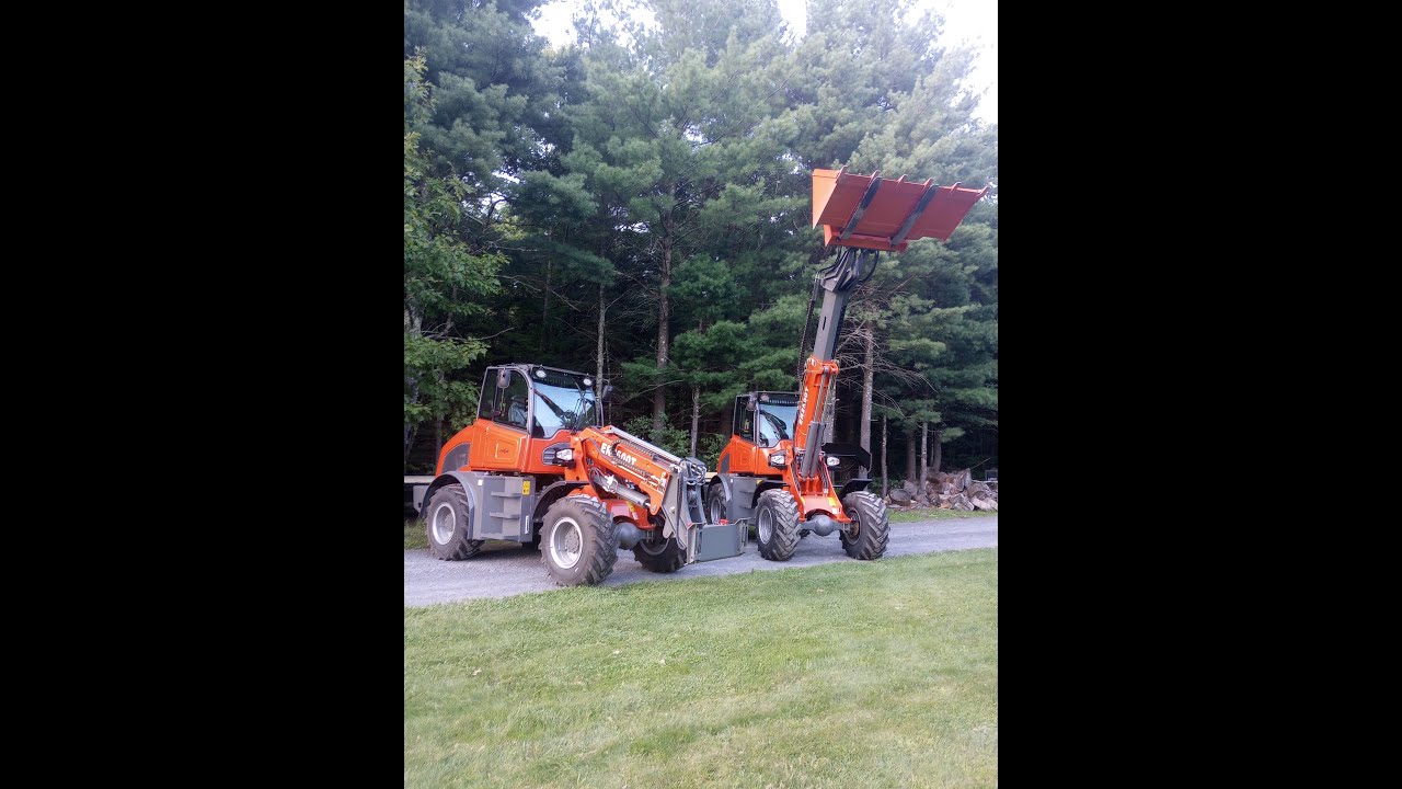 Everun ER2500T telescopic loader walk around