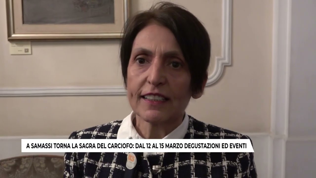 A SAMASSI TORNA LA SAGRA DEL CARCIOFO: DAL 12 AL 15 MARZO DEGUSTAZIONI ED EVENTI