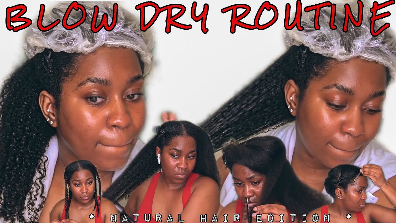 MY BLOW OUT & TRIM ROUTINE FOR TYPE 4 NATURAL HAIR + TIPS FOR HIGH POROSITY & LOW POROSITY