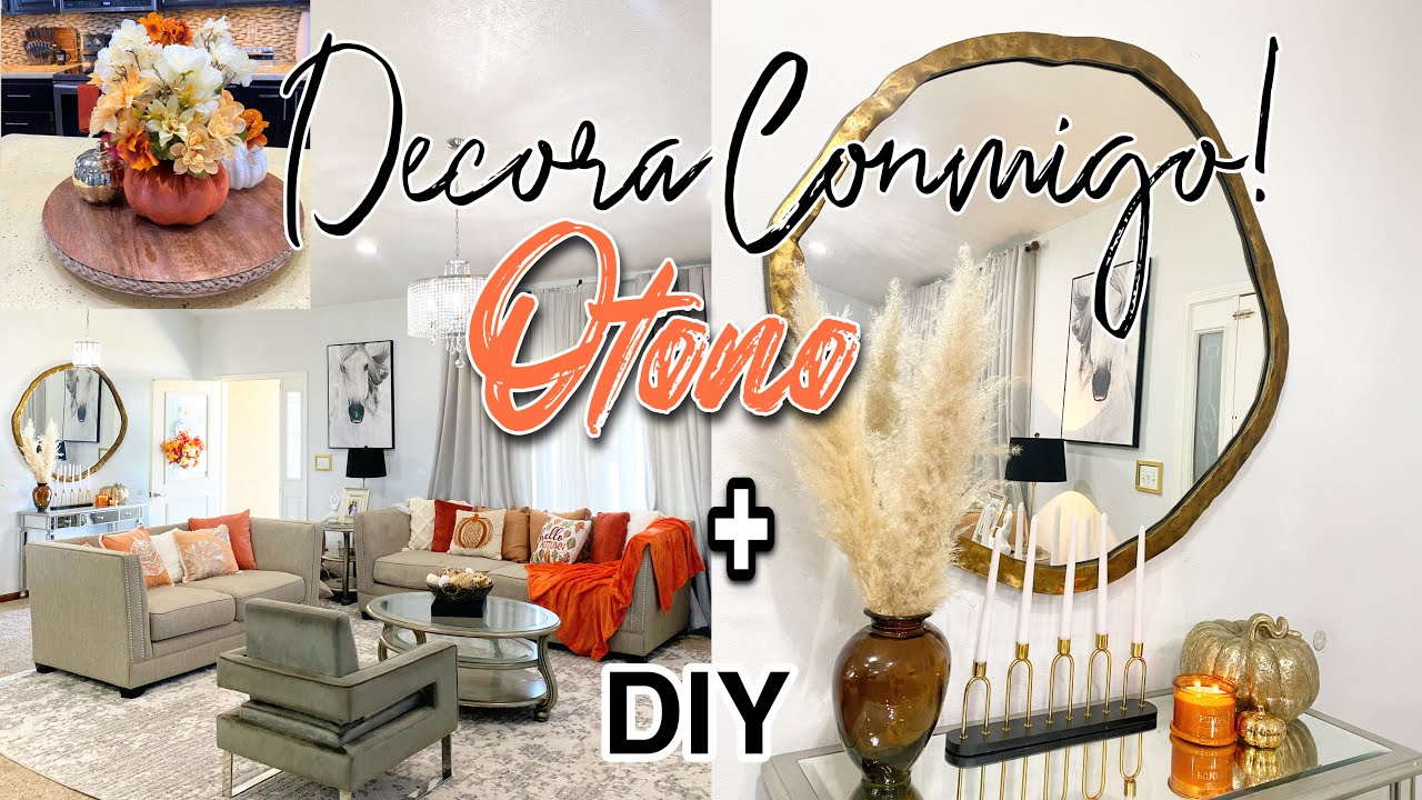 DECORANDO MI CASA PARA OTOÑO! +🍂 DIYS SENCILLOS PARA HACER! ✅