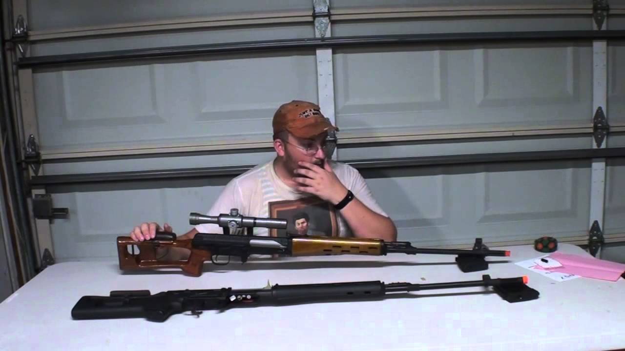 CYMA SVD VS REAL SWORD SVD AEG Comparison