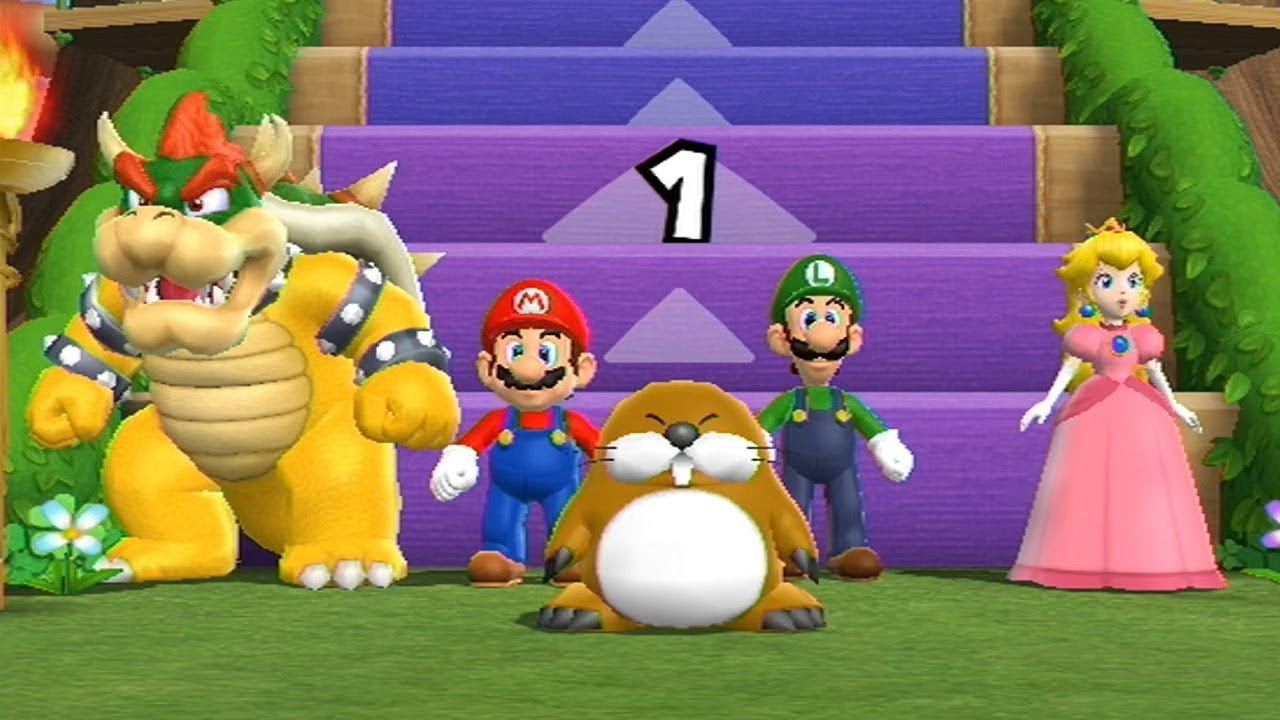 Mario Party 9 - Step It Up - Mario Vs Peach Vs Luigi Vs Daisy (Master CPU)
