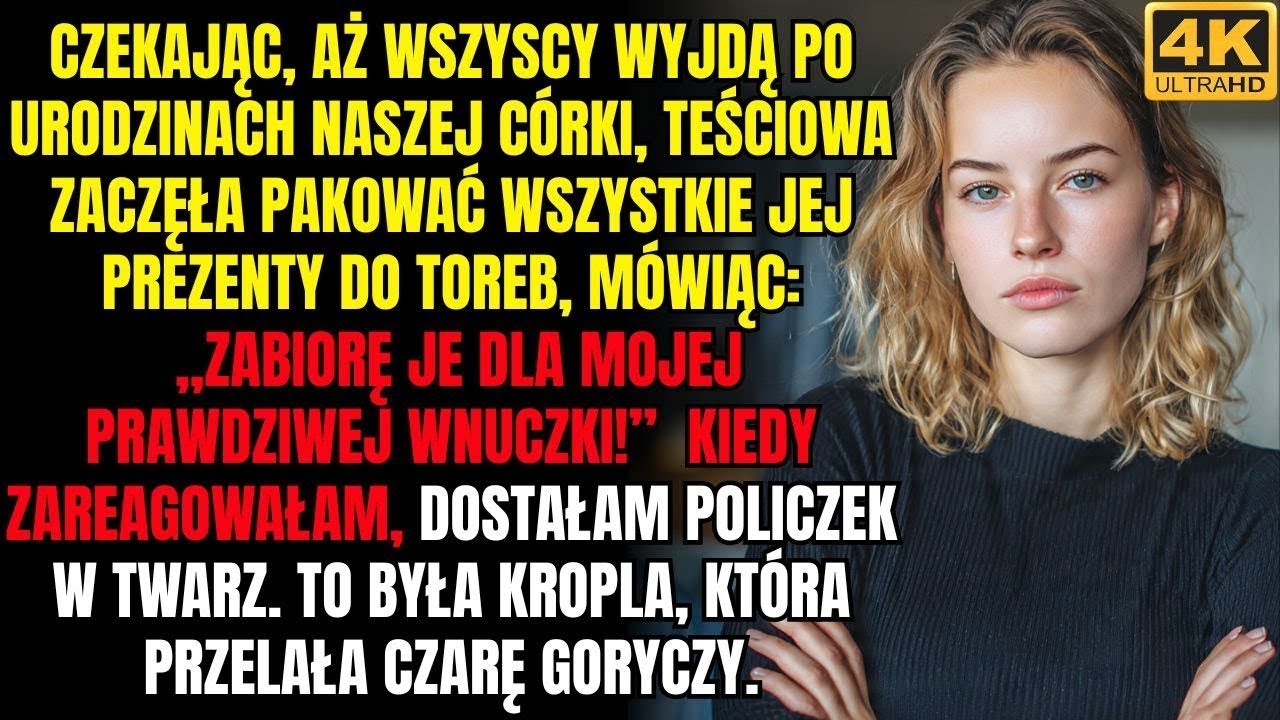 Po urodzinach wnuczki teściowa zaczęła zbierać jej prezenty do toreb „Zabiorę je dla mojej