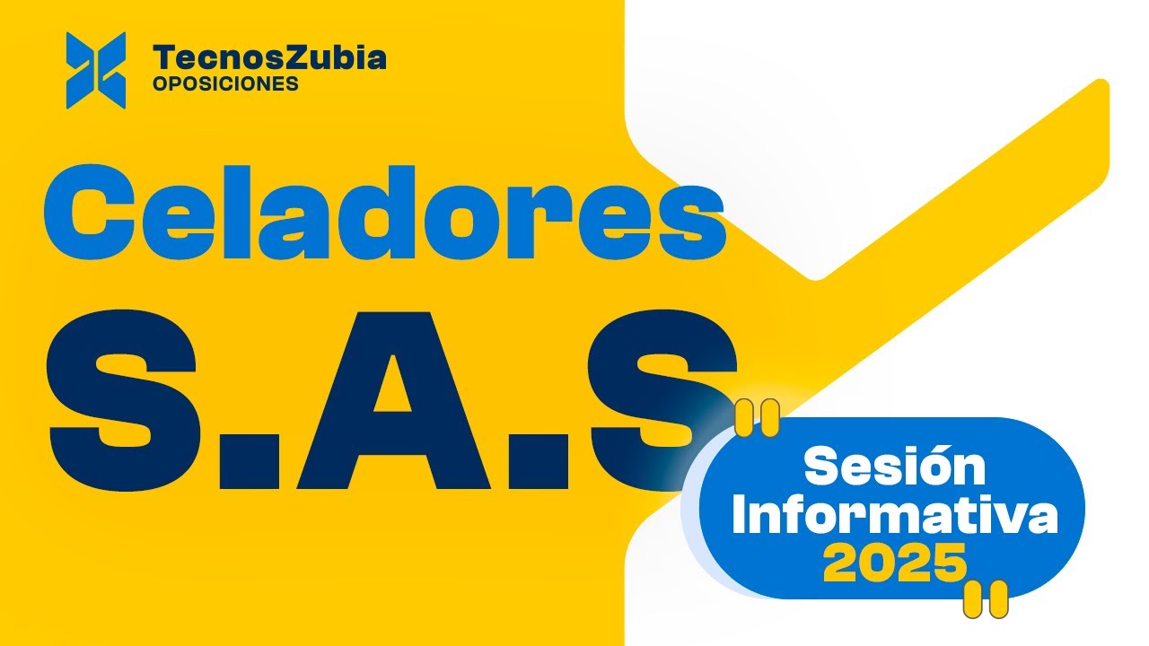 Oposiciones de Celadores del S.A.S | Sesi&oacute;n informativa 2025