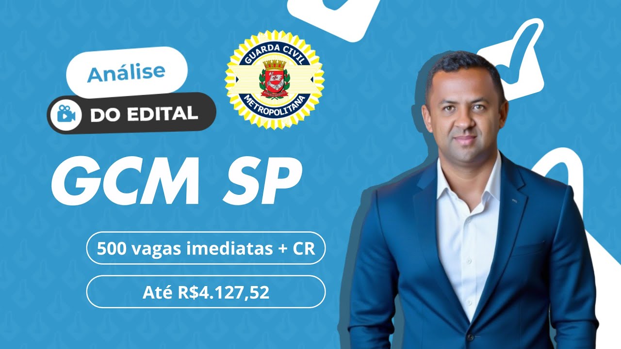 ANÁLISE: CONCURSO GUARDA CIVIL METROPOLITANO SÃO PAULO BANCA VUNESP