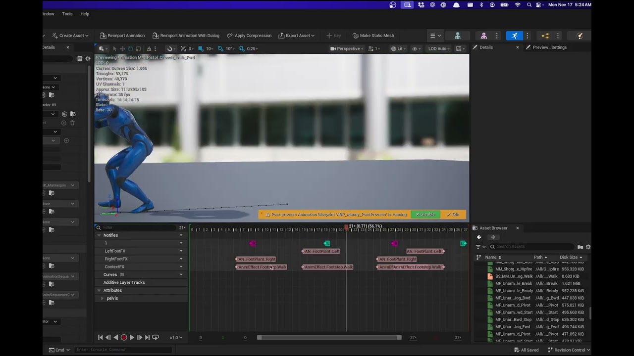 Implementing Dynamic Footsteps in UE5 Lyra Starter Game using Wwise