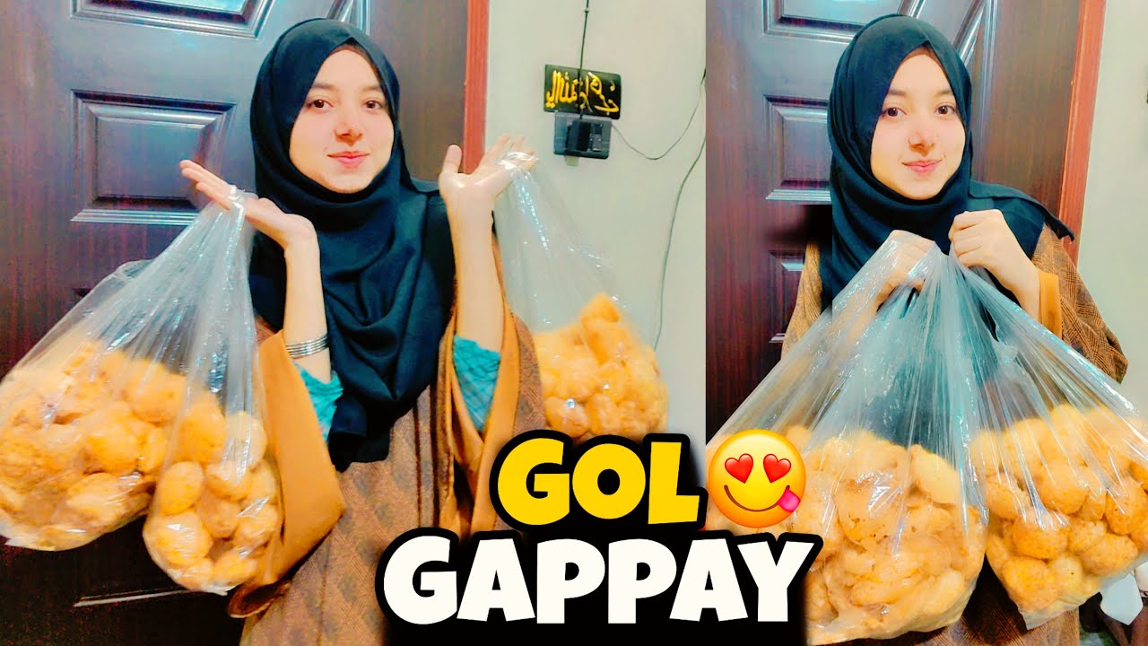 Itnay Saray Gol Gappay😋 || Amber Tallat