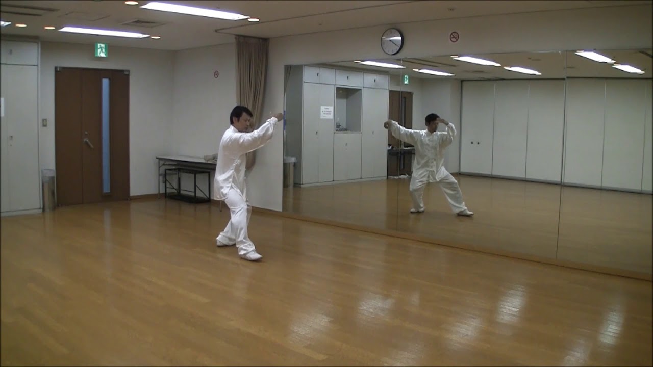 太極拳　４８式太極拳【鏡】３段（１４〜１９）解説誘導　48forms tai chi chuan　Group3　竹内太極拳　竹内健二