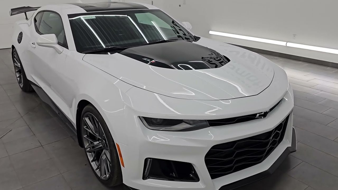 2023 CHEVROLET CHEVY CAMARO ZL1 AUTOMATICE SUMMIT WHITE 4K WALKAROUND 14645Z SOLD!