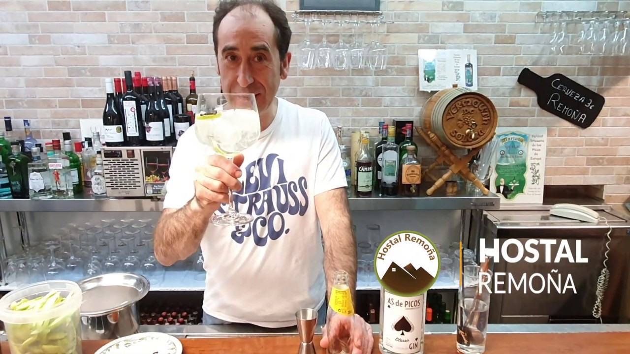 ► Cómo hacer un #GinTonic con #PomeloVerde y #Ginebra de #Cantabria #AsdePicos ♠️ fácil y rápido.