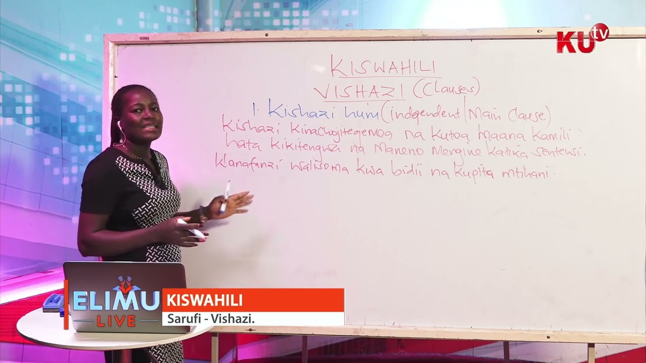 Elimu live || Sarufi-Vishazi || Kiswahili