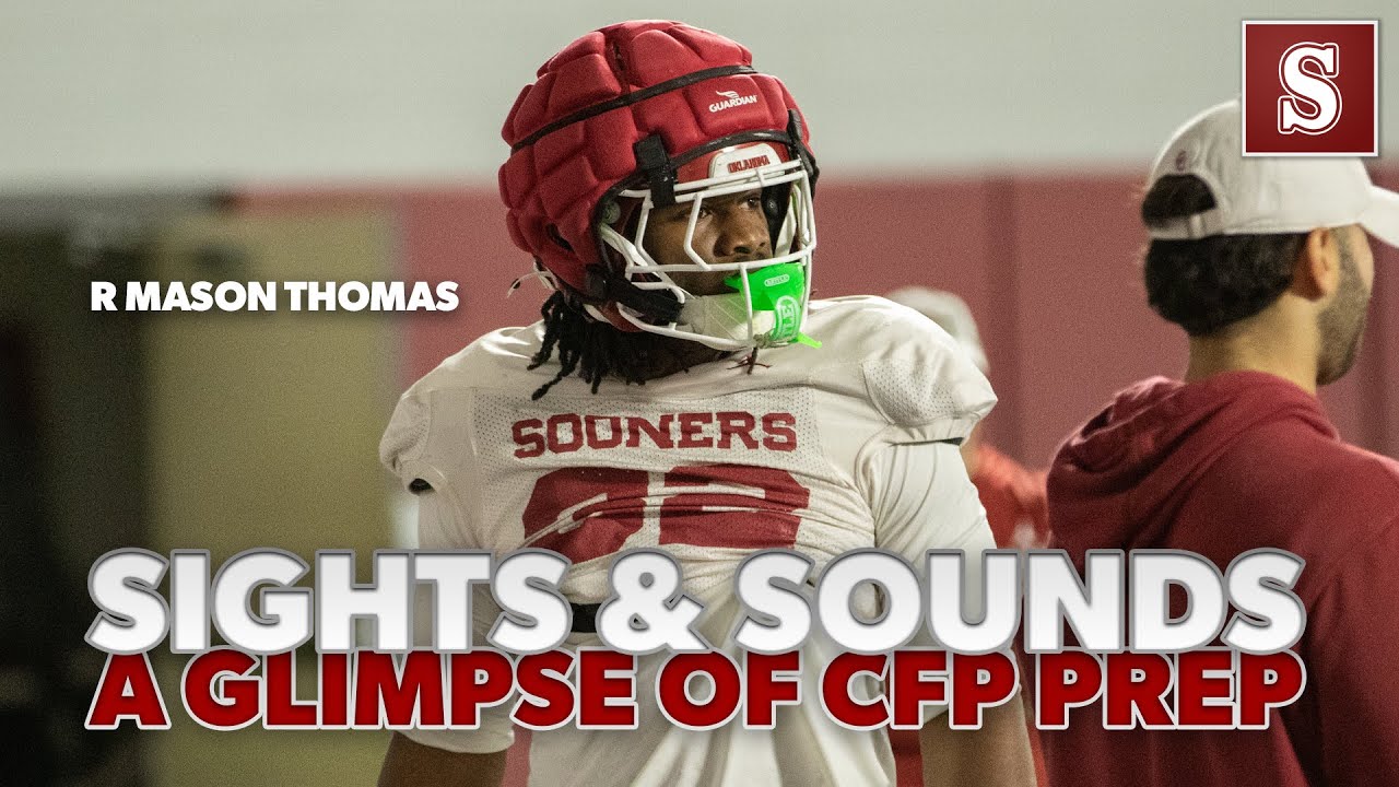 Sights & Sounds: Sooners CFP Practice Monday, Dec. 15