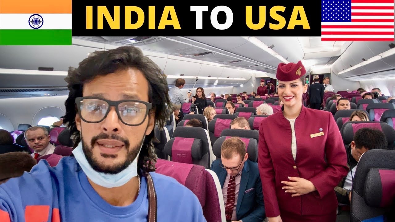 INDIA to USA 2025: Don't Make These MISTAKES!! | Qatar Airways Economy INDIA to USA 2025 Vlog