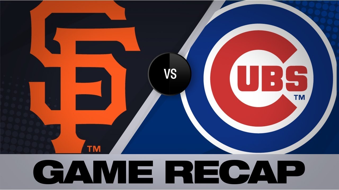Bryant's late home run lifts Cubs to victory | Giants-Cubs Game Highlights 8/20/19
