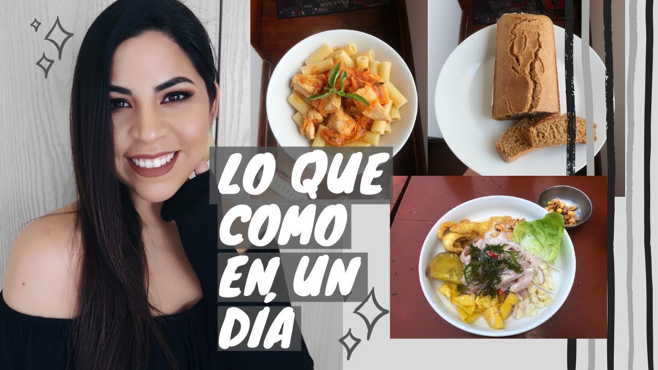 LO QUE COMO EN UN DÍA SANO | Michela Perleche