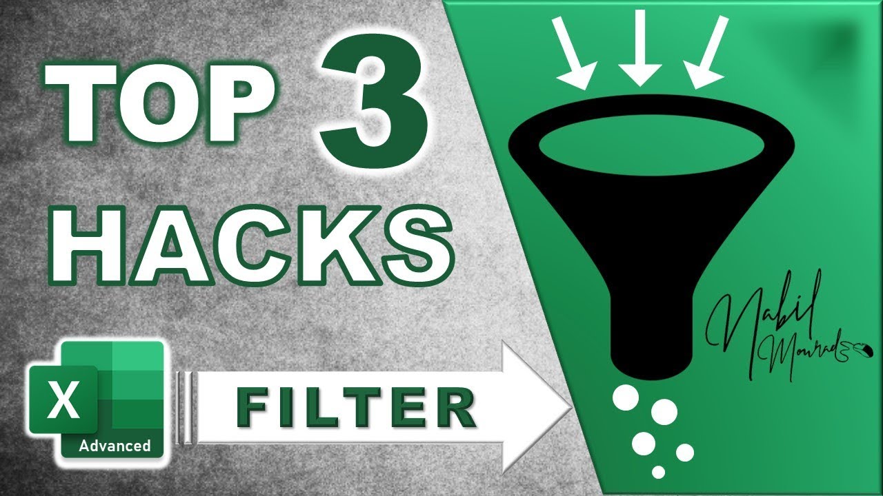Top 3 Filter Hacks in Excel - Very useful