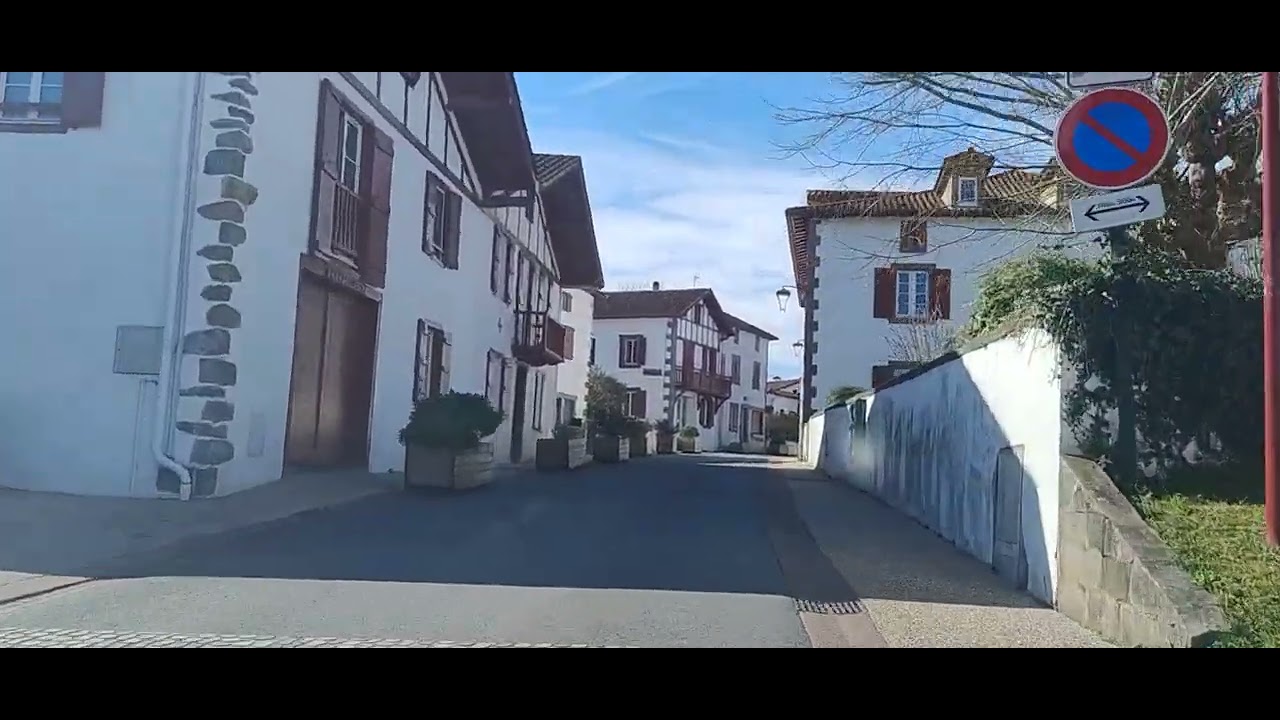 Driving Itxassou (Pays Basque) France
