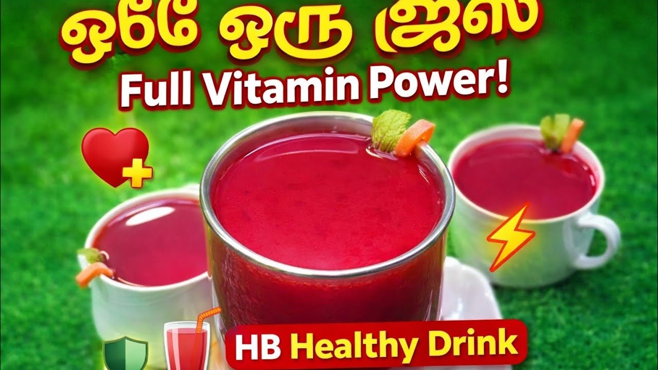 Natural Multivitamin Juice 🍹 | Hemoglobin Boost HB Drink | Weight Loss & Immunity Drink 😋