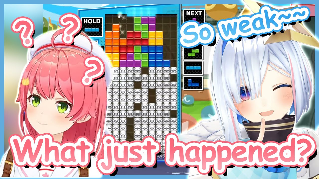 Kanata Went God Mode When She Change The Game Mode To Puyopuyo【Hololive】【Eng Sub】