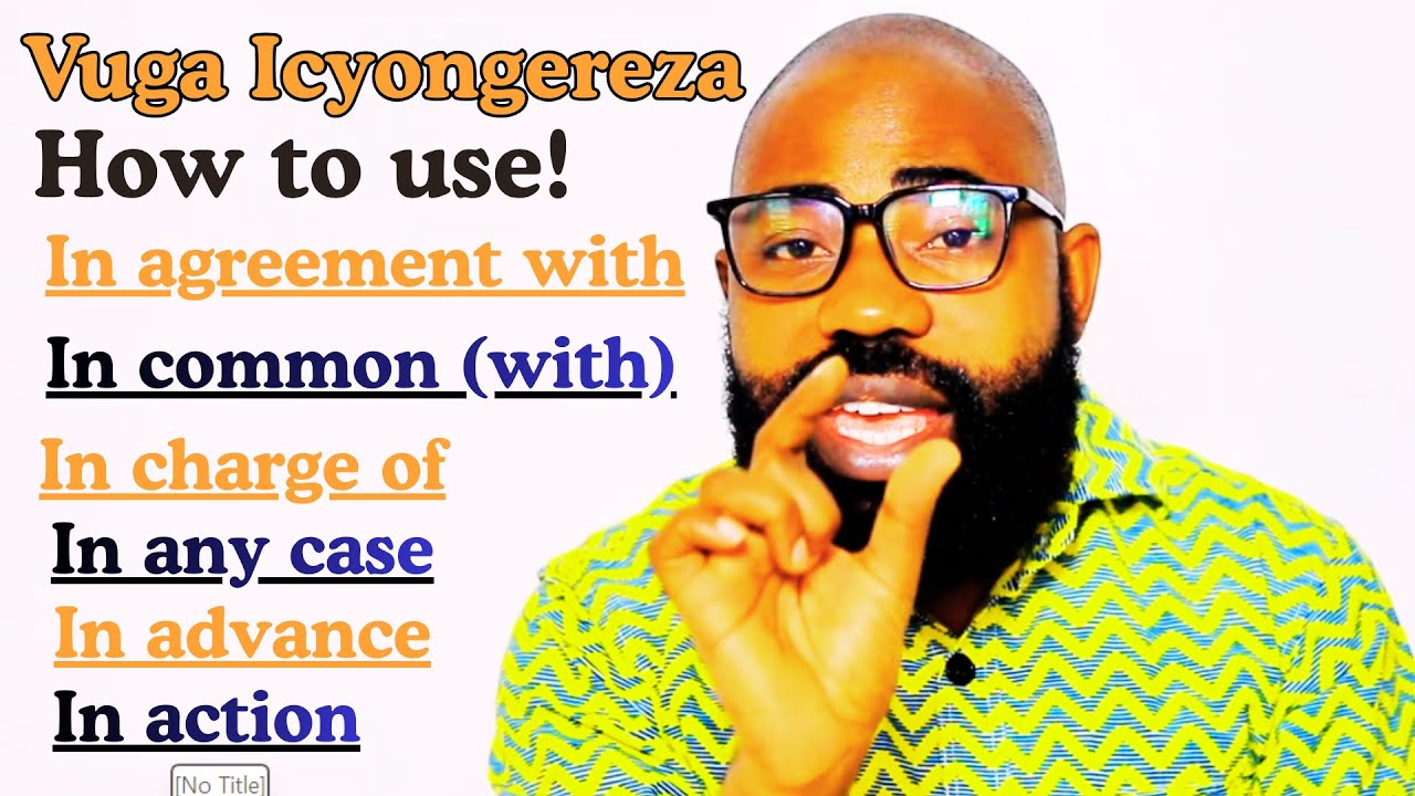 🔴L632: Vuga Icyongereza neza, Amagambo akoreshwa mu kuvuga Icyongereza buri munsi