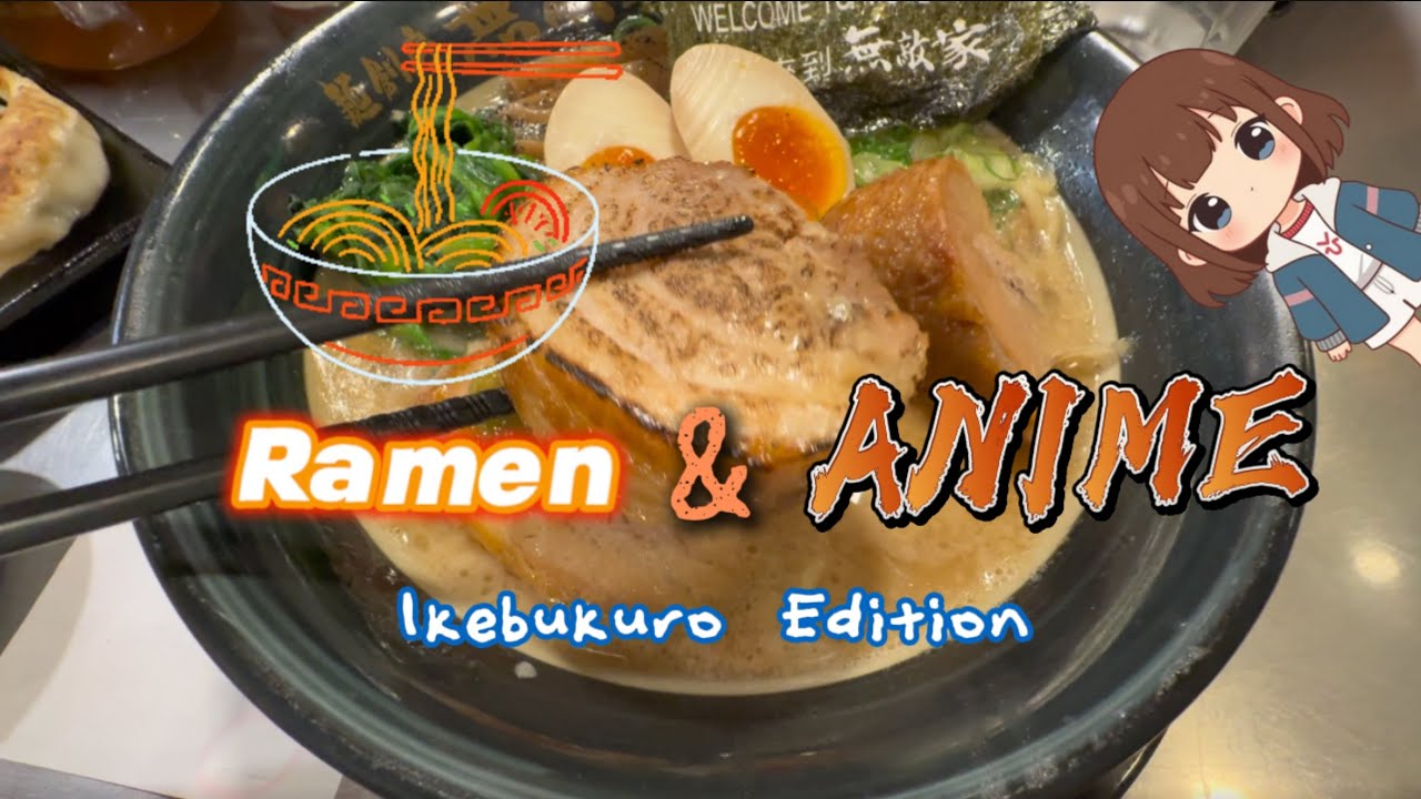 Mutekiya Ramen in Ikebukuro 🍜 Popular Ramen Spot + Animate Flagship Anime Store