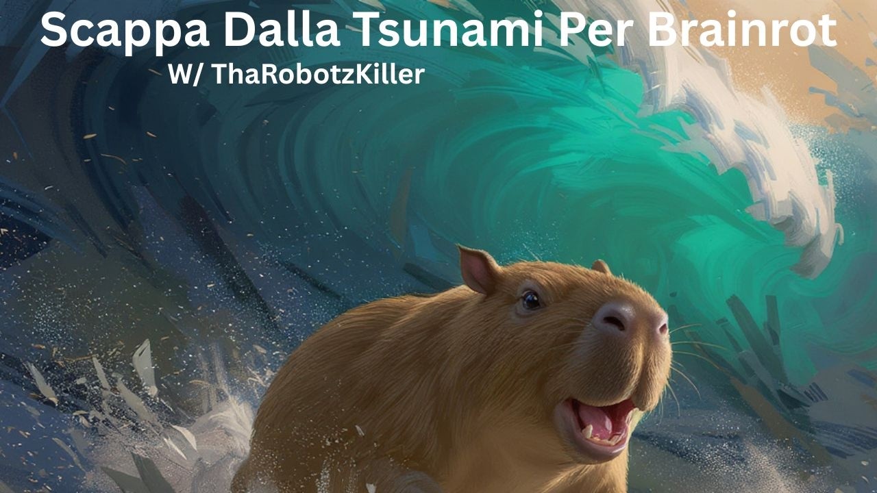 Scappa Dalla 🌊 Tsunami Per Brainrot #Roblox