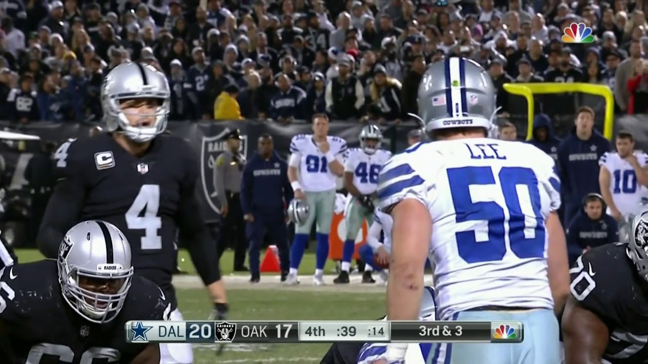 Cowboys Jeff Heath saves the day vs the Raiders - 12/17/2017
