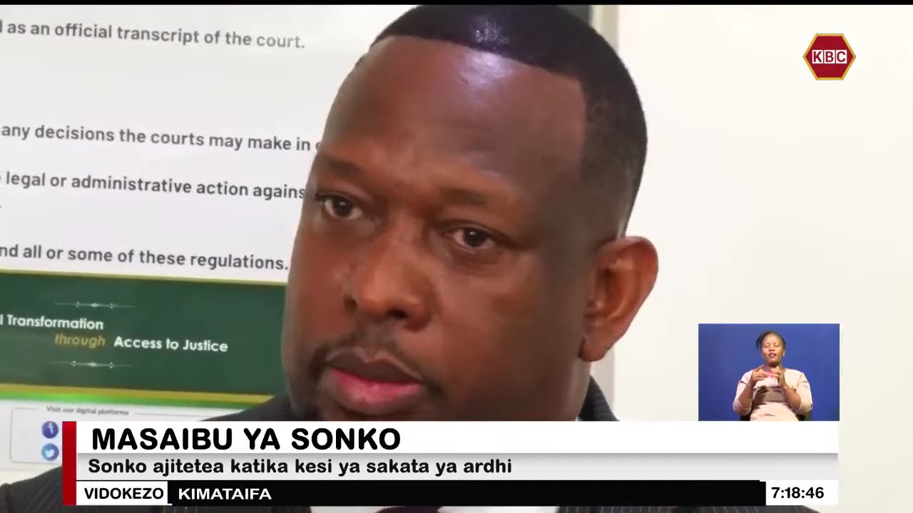 Sonko ajitetea katika kesi ya sakata ya ardhi